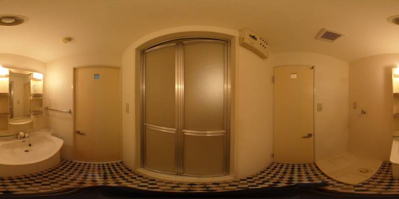 パノラマ画像洗面所