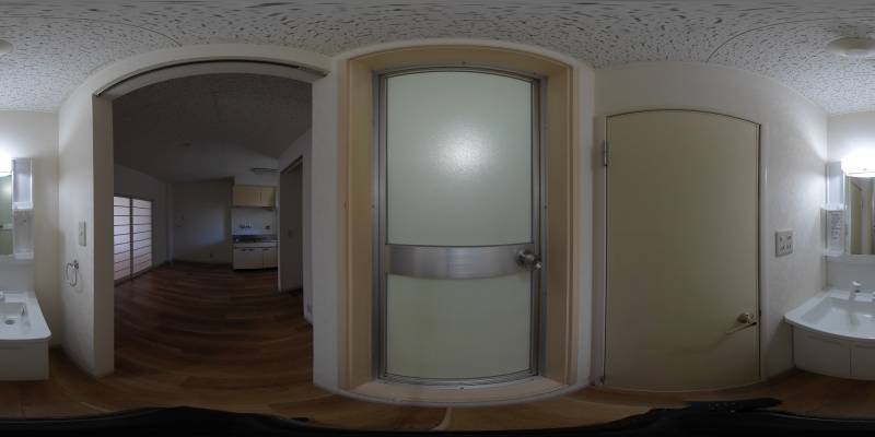 パノラマ画像洗面所