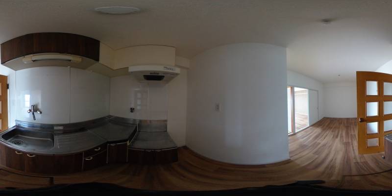 パノラマ画像キッチン