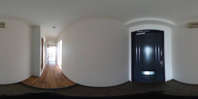 パノラマ画像玄関