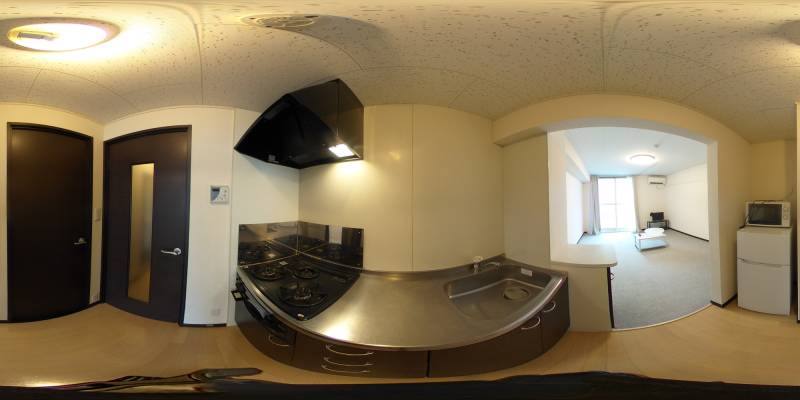 パノラマ画像キッチン