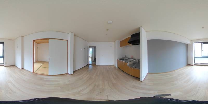 パノラマ画像リビング