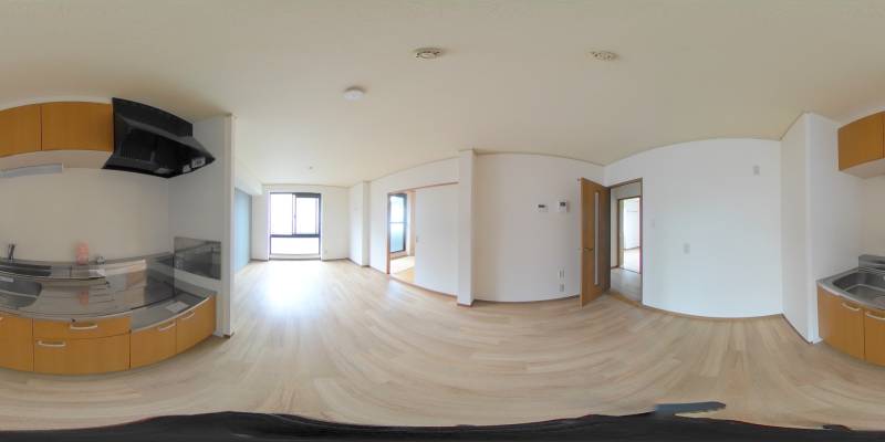 パノラマ画像キッチン