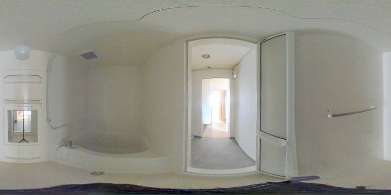 パノラマ画像バスルーム