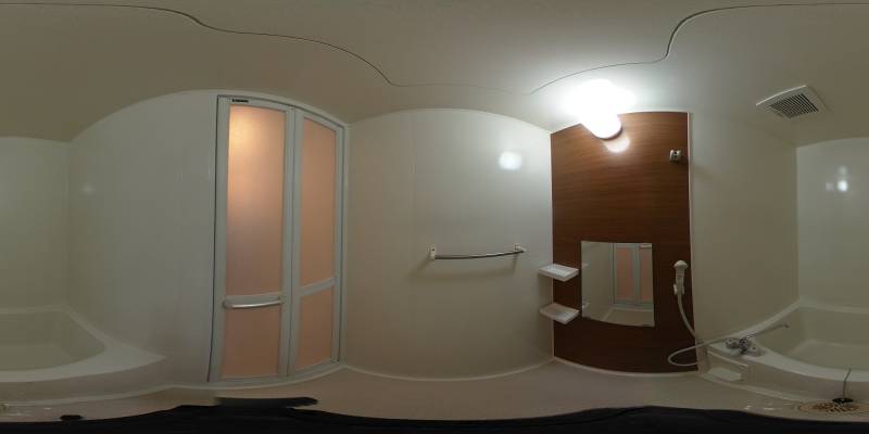 パノラマ画像バスルーム