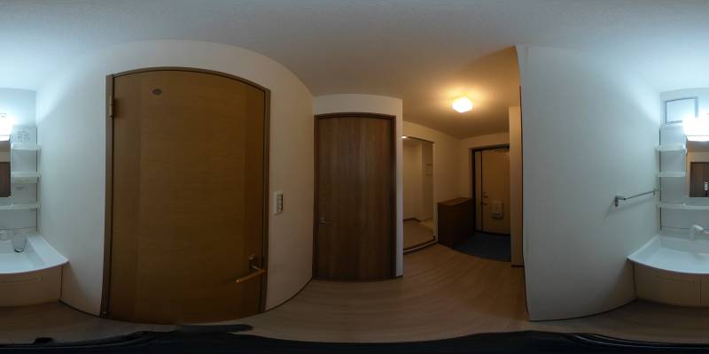 パノラマ画像洗面所