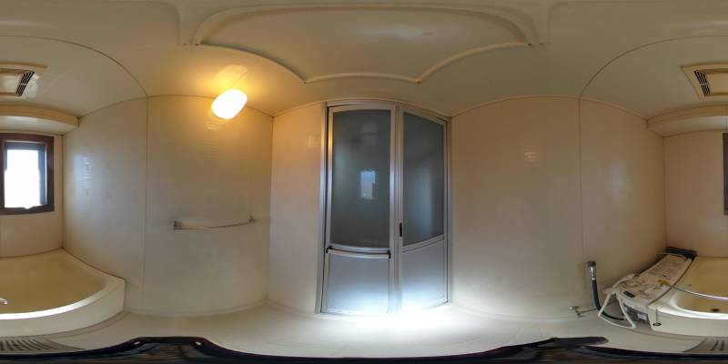 パノラマ画像バスルーム