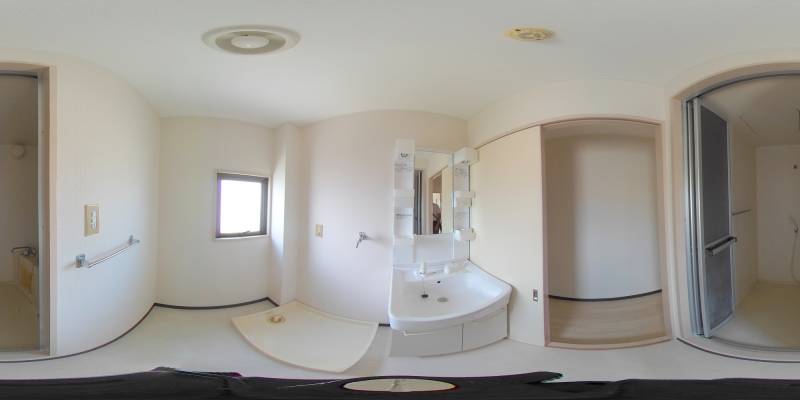 パノラマ画像洗面所