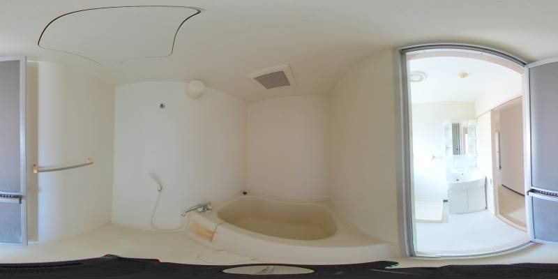 パノラマ画像バスルーム