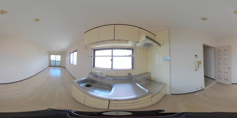 パノラマ画像キッチン