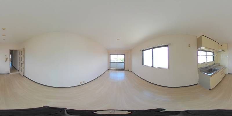 パノラマ画像リビング