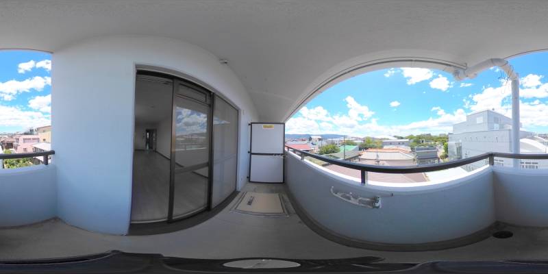 パノラマ画像バルコニー