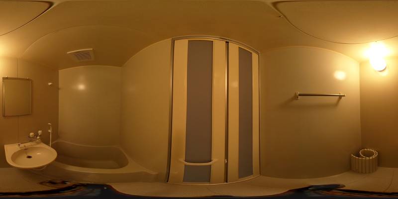 パノラマ画像バスルーム