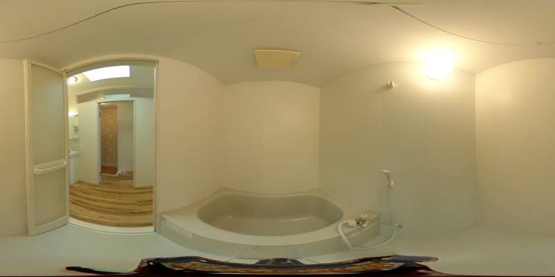 パノラマ画像バスルーム