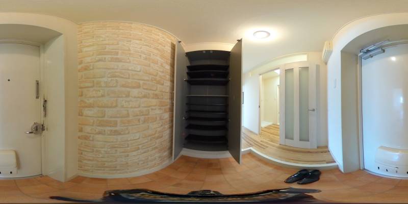 パノラマ画像玄関