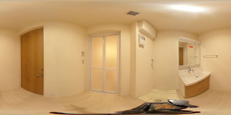 パノラマ画像洗面所