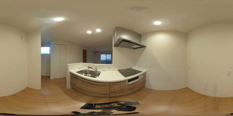 パノラマ画像キッチン