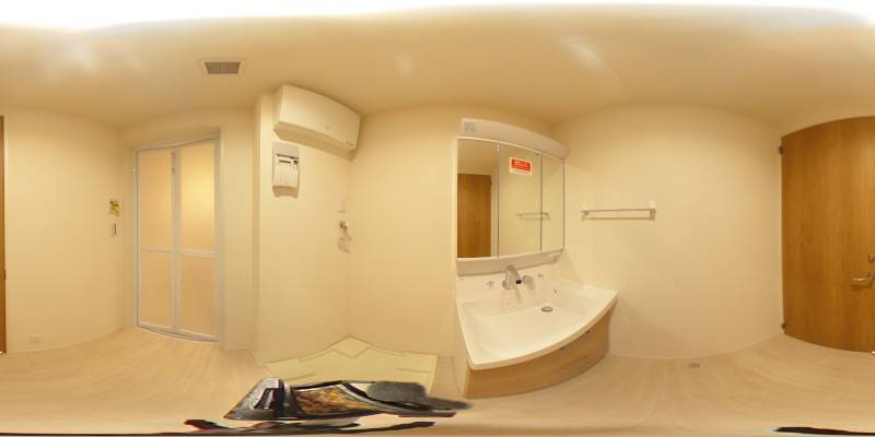 パノラマ画像洗面所