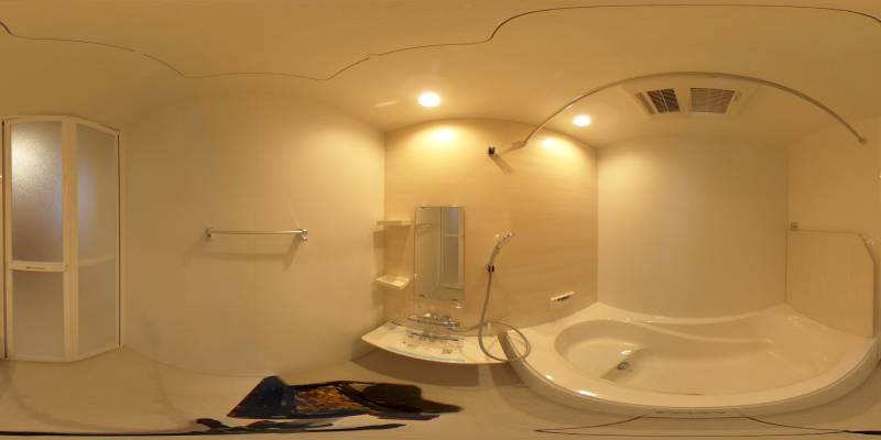 パノラマ画像バスルーム