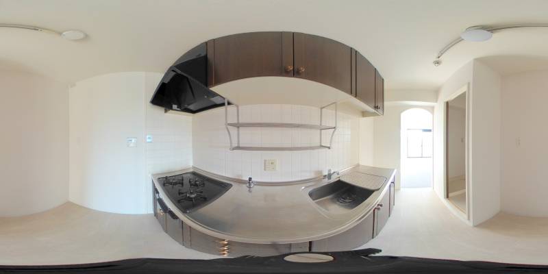 パノラマ画像キッチン