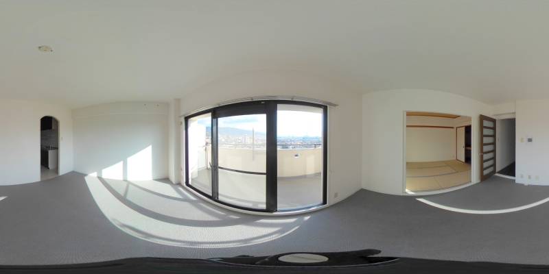 パノラマ画像リビング