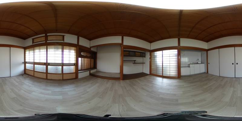 パノラマ画像リビング