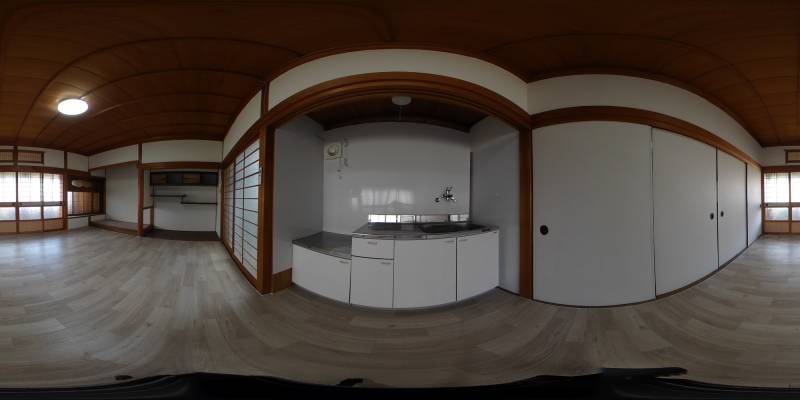 パノラマ画像キッチン