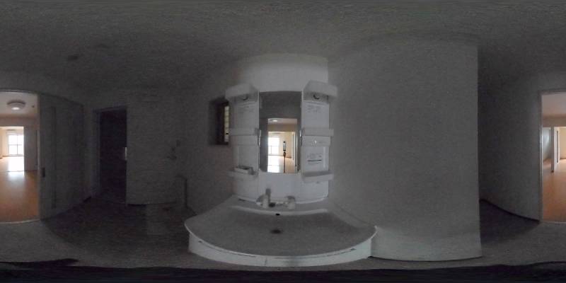 パノラマ画像洗面所