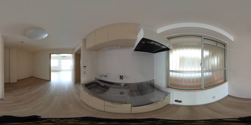 パノラマ画像キッチン