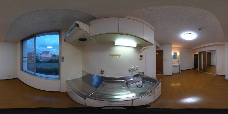 パノラマ画像キッチン