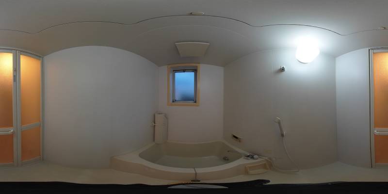 パノラマ画像バスルーム