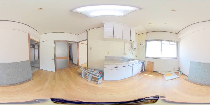 パノラマ画像キッチン