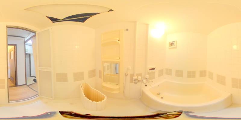 パノラマ画像バスルーム