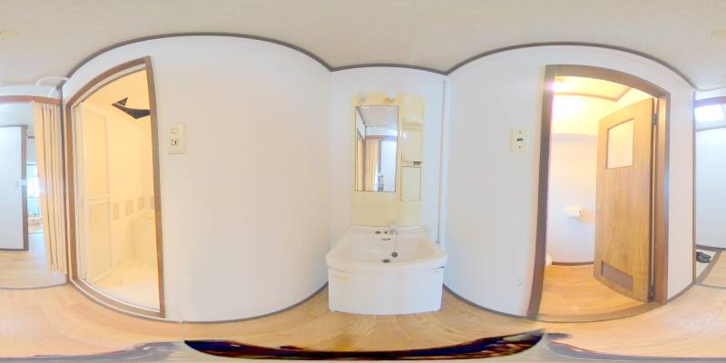 パノラマ画像洗面所