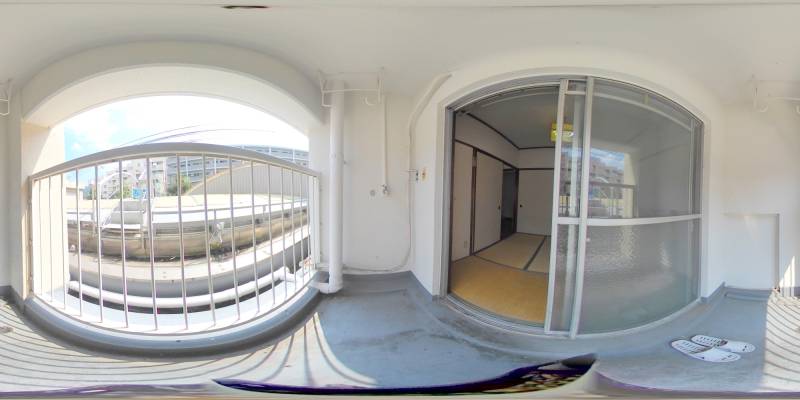 パノラマ画像バルコニー