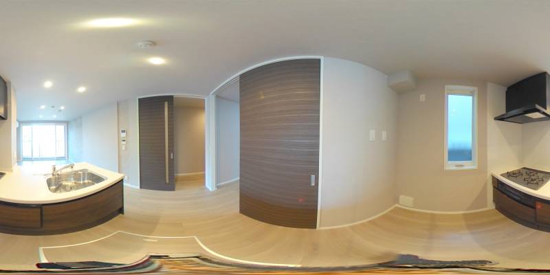 パノラマ画像キッチン