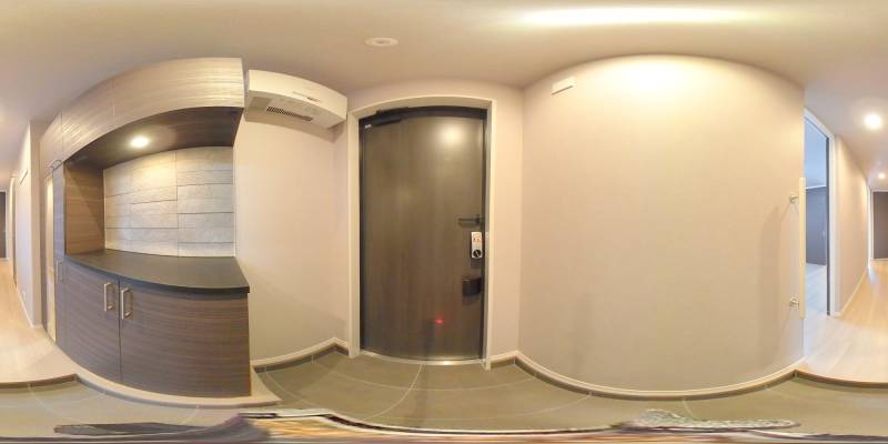 パノラマ画像玄関