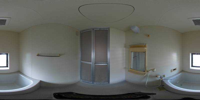 パノラマ画像バスルーム