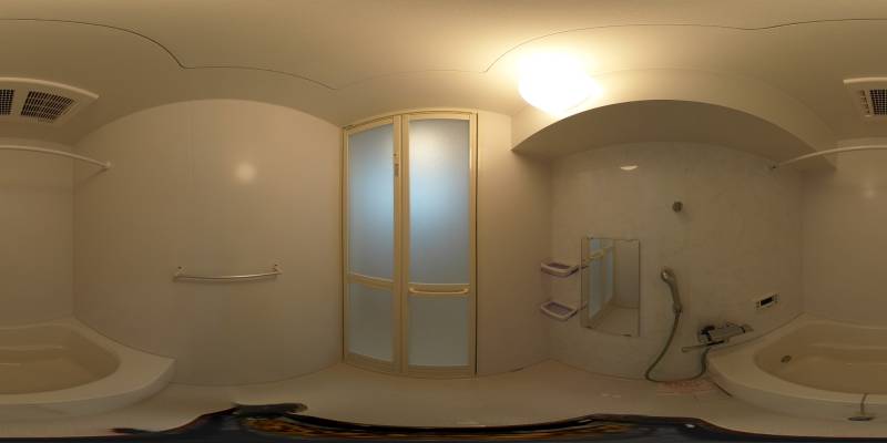 パノラマ画像バスルーム