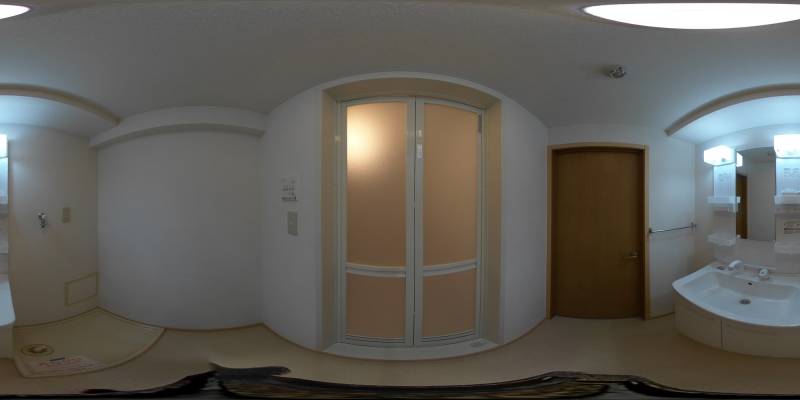 パノラマ画像洗面所