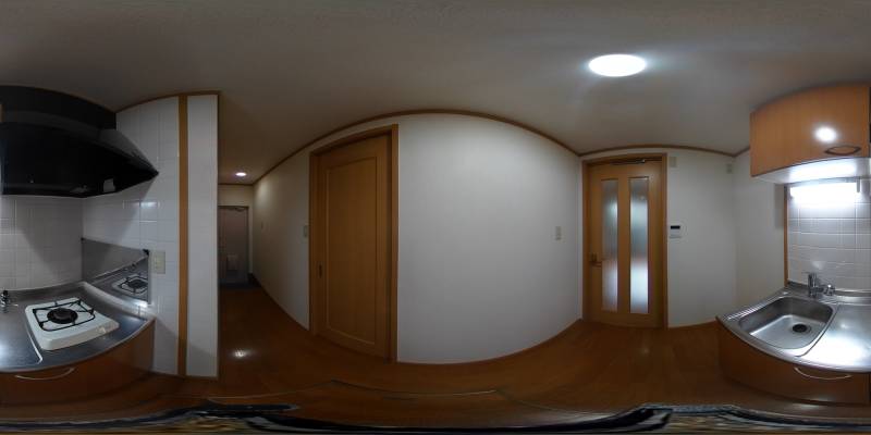 パノラマ画像キッチン