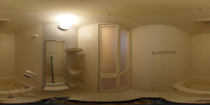 パノラマ画像バスルーム