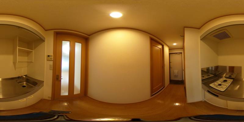 パノラマ画像キッチン