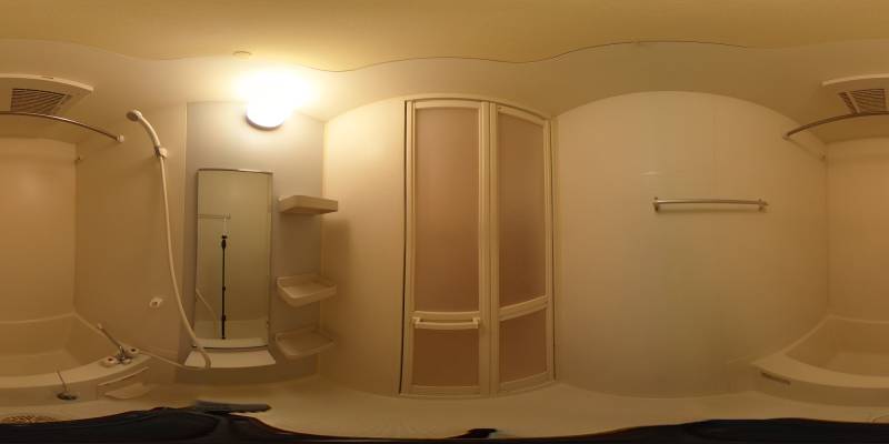 パノラマ画像バスルーム