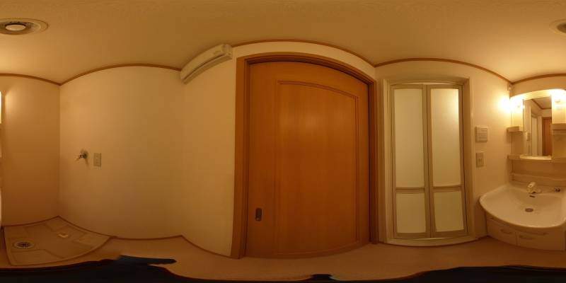 パノラマ画像洗面所