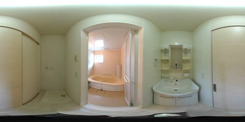 パノラマ画像洗面所