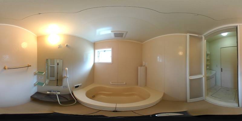 パノラマ画像バスルーム