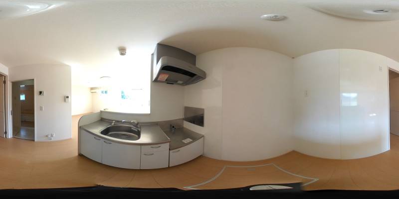 パノラマ画像キッチン
