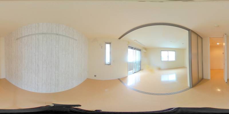 パノラマ画像洋室