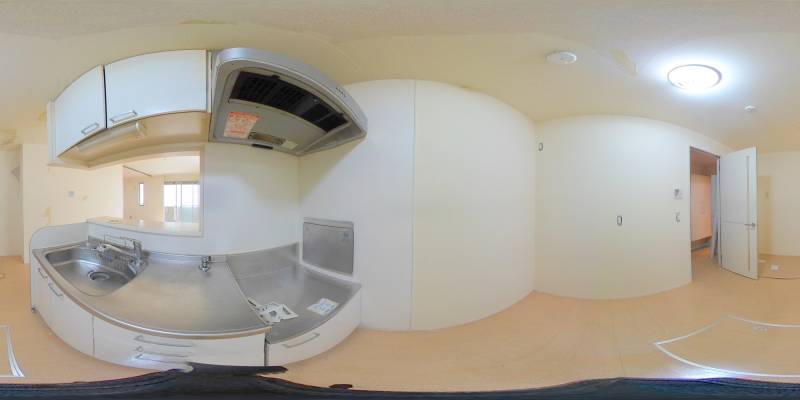 パノラマ画像キッチン